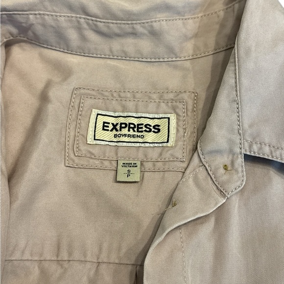 Express Boyfriend Button-Up Bundle 3 Long Sleeve Shirts - Size Small - Picture 7 of 10